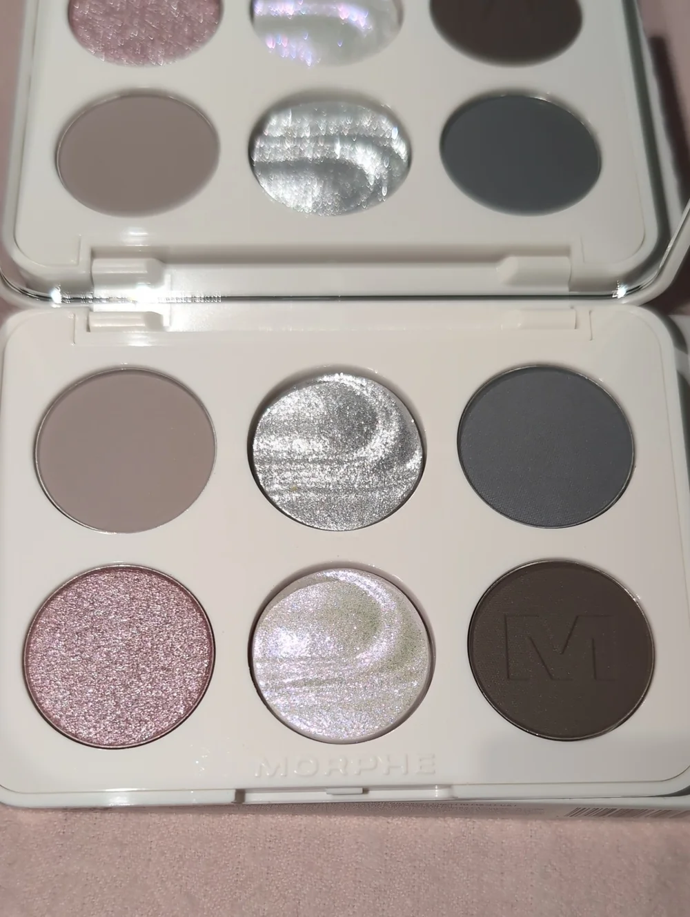 Morphe ChromaPlus 6-Pan Eyeshadow Palette- Color: Cyber Chrome- NIB